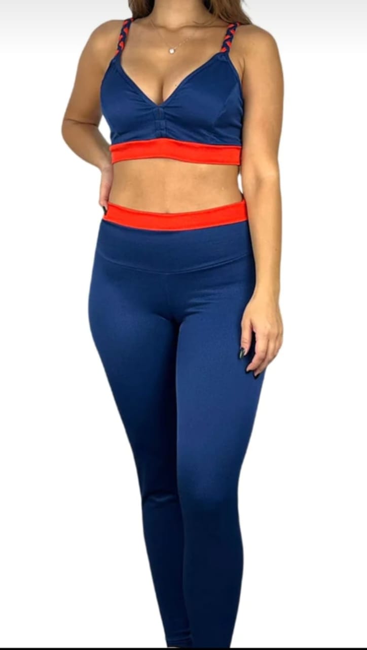 Conjunto Calça/Top Trança - Com Empina